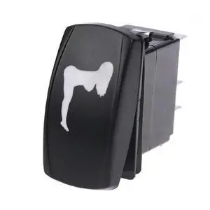 5-Pin Waterproof Rocker Switch 12/24V 5-Pin Waterproof Rocker Switch 12/24V