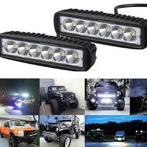 18W 6 LED Work Light DRL Offroad SUV Truck 18W 6 LED Work Light DRL Offroad SUV Truck
