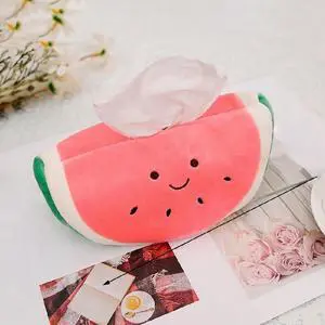 Plush Tissue Box Pineapple/Watermelon Plush Tissue Box Pineapple/Watermelon