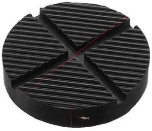 Cross Slotted Floor Jack Rubber Pad Cross Slotted Floor Jack Rubber Pad