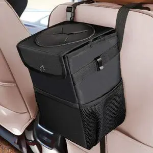 Hanging Car Trash Can with Lid Hanging Car Trash Can with Lid