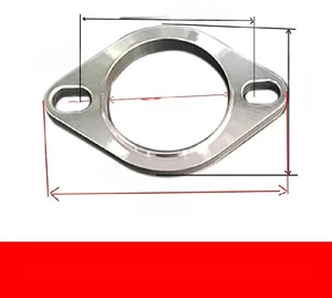 Stainless Exhaust Muffler Flange 51-76mm Joint Stainless Exhaust Muffler Flange 51-76mm Joint