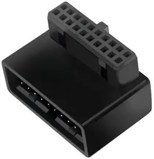 FOR 2PCS USB3.0 19/20Pin Extension Adapter with 90 Degree Steering Joint for Desktop Motherboard 19p 20p connector turn right FOR 2PCS USB3.0 19/20Pin Extension Adapter with 90 Degree Steering Joint for Desktop Motherboard 19p 20p connector turn right