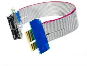 FOR PCI-E 1X to 1X X1 Slot Riser Card Extender Extension Ribbon PCIe Flex Relocate Cable for FOR PCI-E 1X to 1X X1 Slot Riser Card Extender Extension Ribbon PCIe Flex Relocate Cable for