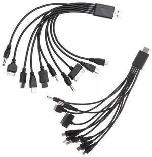 FOR USB To Multi Plug Cell Phone Charger Cable 10 in 1 USB Cable For Smartphone Charger Cable 20CM/7.87in FOR USB To Multi Plug Cell Phone Charger Cable 10 in 1 USB Cable For Smartphone Charger Cable 20CM/7.87in
