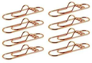 FOR Elegant Heart Paper Clips Set of 8 Pieces Carbon Steel Colorful Pen Fastener Perfect For Office Supplies And Gifts FOR Elegant Heart Paper Clips Set of 8 Pieces Carbon Steel Colorful Pen Fastener Perfect For Office Supplies And Gifts