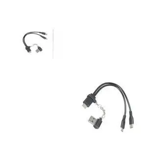 FOR 4 In 1 Charging Converters Cord USB Type C And Little USB Adapters 20cm Compactly Design For Power Lenders Mobile Devices FOR 4 In 1 Charging Converters Cord USB Type C And Little USB Adapters 20cm Compactly Design For Power Lenders Mobile Devices