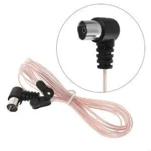 FOR FM Dipole Antenna 75 Ohm PAL Connector Stereo Indoor for Home Theater Receiver HiFi Antennas Accessories FOR FM Dipole Antenna 75 Ohm PAL Connector Stereo Indoor for Home Theater Receiver HiFi Antennas Accessories