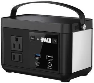 Jicheng Portable Power Station P86 88.8Wh LiFePo4 Battery with 120W AC Output, USB-C Fast Charging, Ultra-Bright LED, Lightweight Design for Camping, Travel, Emergency Backup