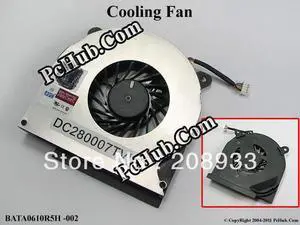 For AVC bata0610r5h 002 5V 0.3A notebook fan 04H1RR+cooling fan