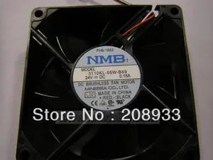 For Minebea NMB 3110KL-05W-B69 24V 0.18A 80 * 80 * 25 axial fan 8025+cooling fan