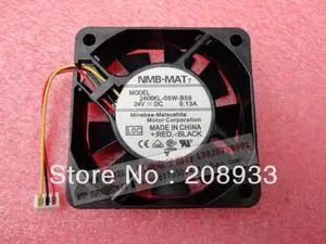 For NMB-MAT 2406KL-05W-B59 L0C 24V 0.13A 6CM drive CNC machine tools fan+cooling fan