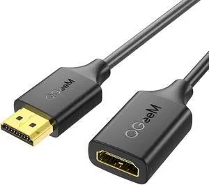 HDMI Extension Cable 6FT,QGeeM 4K HDMI 2.0 Extender Male to Female Cable,Supports 3D, Full HD,2160p,Compatible with Roku Fire Stick,for Laptop,PS4,HDTV,Monitor,Projector,HDMI Port Extender HDMI Extension Cable 6FT,QGeeM 4K HDMI 2.0 Extender Male to Female Cable,Supports 3D, Full HD,2160p,Compatible with Roku Fire Stick,for Laptop,PS4,HDTV,Monitor,Projector,HDMI Port Extender