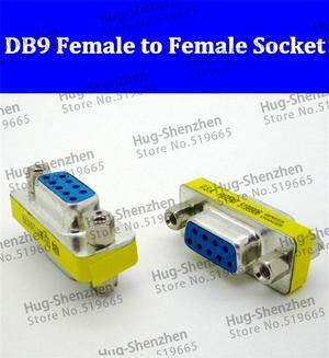 F05887 10Pcs DB9 Pin to Pin Female to Female Serial Port Header Transform COM Port on the Joints