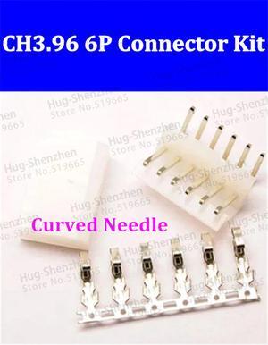 CH3.96 3.96 6Pin 6-Pin 90 degree Pitch:3.96MM, male female Pin Header + Terminal pins, CH3.96-6PIN