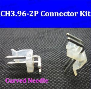 100set/lot CH3.96 3.96mm connector right angle 90 degree 3.96mm 2pin 2-Pin male female connector socket with terminals pins