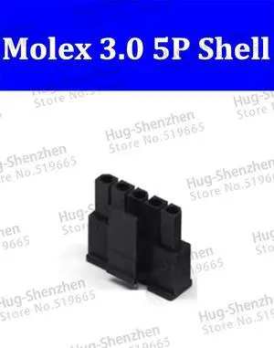 5557 200PCS Molex 3.0mm 5Pin 43645-0500 Male Power Connector Housing 3.0mm Plastic Shell