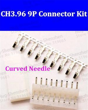 connector CH3.96 9Pin 90 degree Pitch:3.96MM, male female socket Pin Header + Terminal pins + Housing, CH3.96-9-Pin