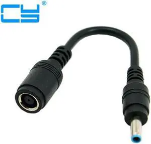New 7.4*5.0 mm to 4.5*3.0 mm with Pin Bule DC Power Charger Adapter Converter Connector for HP Ultrabook 20cm