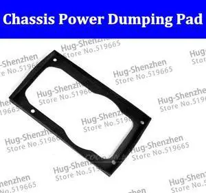 Black Silicon Damping Pad Ageing resistance and high-temperature for Desktop ATX Chassis Power --5pcs