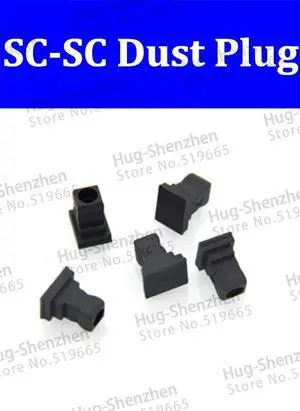 China wholesale 100pcs optical fiber dust plug for SC-SC adapter couper China wholesale 100pcs optical fiber dust plug for SC-SC adapter couper