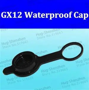 China wholesale 100pcs black color waterproof cap ,dust plug for GX12 connector