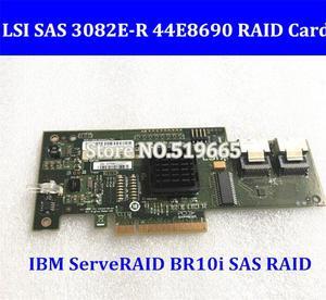 ServeRAID BR10i SAS/SATA Controller 3082E-R 44E8690 HBA 8 Port SFF8087 MiniSAS PCI-E X8 3Gb/s Card