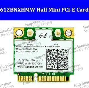 For INTEL 6150BN 612BNXHMW WIFI+WMAX half mini PCI-E 300M 2.4G wireless WLAN card for laptop