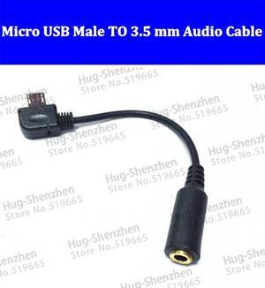wholesale  Micro USB Male TO 3.5 mm Audio RCA jack Adapter for Oppo-----50pcs/lot