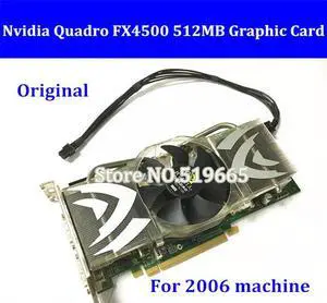 For MA356 2006 FX 4500 PCIe Graphic Card  Quadro FX4500 512MB PCI-E Video Card with mini 6pin power cable