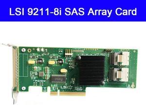 LSI SAS 9211-8i host bus adapter 6gb/s Sata Sas X8 Lane Pci Express 2.0 Lsi Mega Raid Controller Card