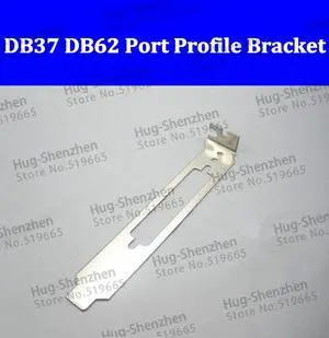 PCI PCI-E DB37 DB62 Port Full Profile Bracket with Indicator light hole 10pcs/lot