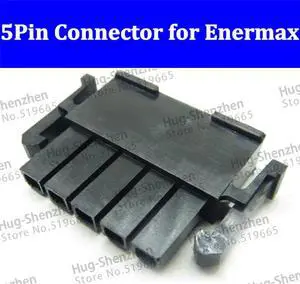 PSU Modular Power Supply 5-Pin Connector - Dual Side Lock for Enermax  50pcs/lot