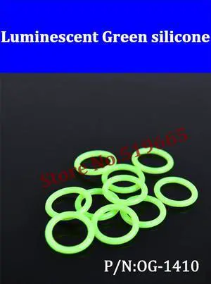 Barrow G1 / 4 Universal water cooling Luminescent Green silicone Seal O-ring 50pcs/ set water cooler PC accessories