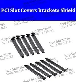 100pcs Standard ATX Case Vented PCI Slot Covers brackets Shield without screw 100pcs Standard ATX Case Vented PCI Slot Covers brackets Shield without screw