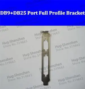 PCI PCI-E DB9 Serial Com Port+DB25 LPT Parral port full Profile Bracket 50PCS