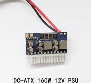 24pin DC ATX PSU 12V DC Input 160W Peak Output Switch DC-DC ATX Pico PSU MINI ITX PC Power Supply For Computer