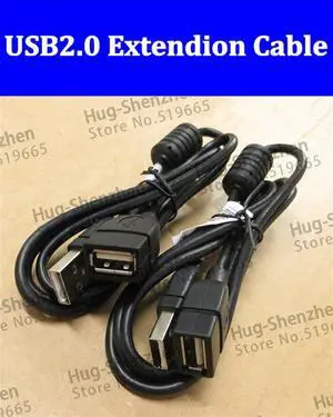 USB2.0 male to famale date cable extension cable high speed computer cable with 1M --50pcs/lot