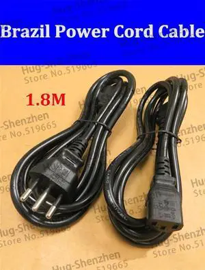 1.8m Brazil power cord cable line good AC power cord 3X0.75