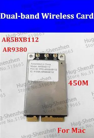 1PCS  Airport Extreme AR5BXB112 Wireless WIFI Card For All Mac Pro 2006-2012 machine AR9380