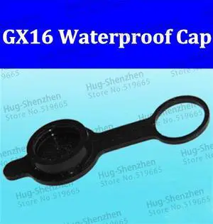 For GX16 Aviation connector  Black waterproof cap dustproof plug100pcs