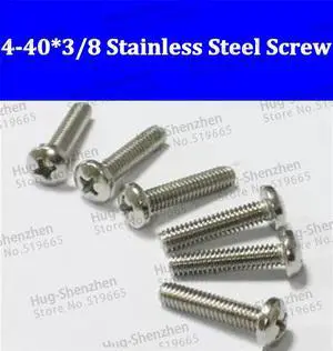 wholesale #4-40*3/8" UNC Stainless Steel Socket Head Cap Screws Screw QTY 1000pcs M2.8*9.5mm for terminal board