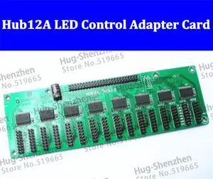 Hub12 adapter card Hub12A LED control card conversion adapter with 16*Hub12A port output--5pcs Hub12 adapter card Hub12A LED control card conversion adapter with 16*Hub12A port output--5pcs