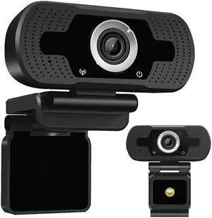 1080P HD Webcam Desktop Laptop Computer PC Camera Built in Microphone Clip-On Video Conferencing Video Calling Web Cam US