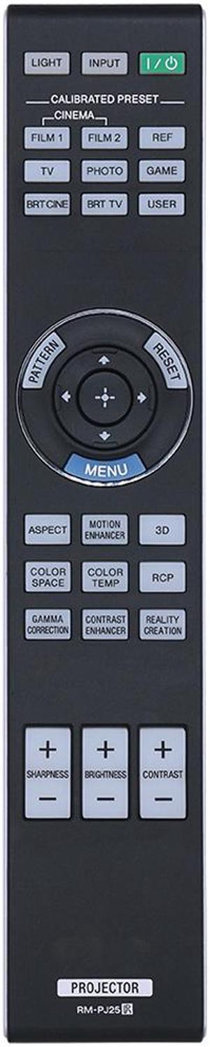 Leankle Remote Controller RM-PJ25 for Sony Projectors VPL-GTZ1, VPL-HW40ES, VPL-HW45, VPL-HW45ES, VPL-HW55ES, VPL-HW65, VPL-VW285ES, VPL-VW295ES, VPL-VZ1000, VPL-VZ1000ES