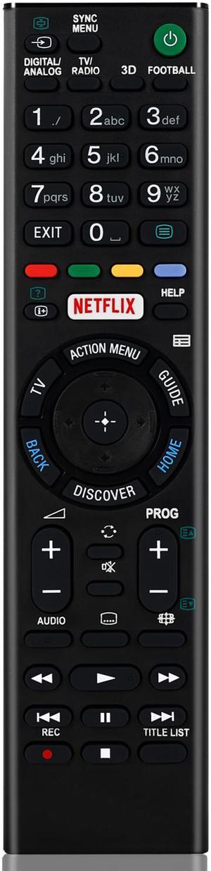 Leankle Remote Controller RMT-TX100D for Sony TV KDL-50W805C, KDL-50W807C, KDL-50W808C, KDL-50W809C, KDL-55W755C, KDL-55W756C, KDL-55W805C, KDL-55W807C, KDL-55W808C, KDL-55W809C, KDL-65W855C