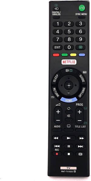 Leankle Remote Controller RMT-TX102D for Sony TV KDL-48R553C/ 48R555C/ 48WD650/ 48WD653/ 48WD655/ 49WD750/ 49WD751/ 49WD752/ 49WD753/ 49WD754/ 49WD755/ 49WD756/ 49WD757/ 49WD758/ 49WD759/ 55WD655