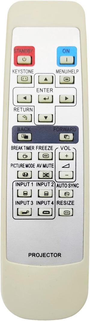 Leankle Remote Controller RRMCGA398WJSA for Sharp Projectors PG-MB56X, PG-MB66X, XG-MB50X, XG-MB50X-L, XG-MB65X, XG-MB67X, XR-10S, XR-10S-L, XR-10X, XR-10X-L, XR-11XC, XR-11XC-L, XR-20S, XR-20X