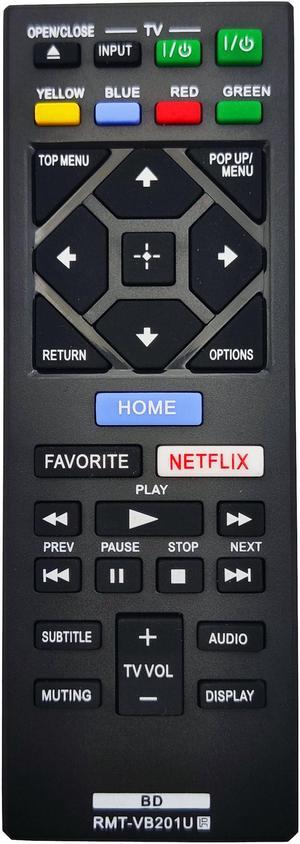 Leankle Remote Controller RMT-VB201U for Sony Blu-Ray Players BDP-BX350, BDP-BX370, BDP-BX550, BDP-BX650, BDP-S1500, BDP-S1700, BDP-S2500, BDP-S2900, BDP-S3500, BDP-S3700, BDP-S4500, BDP-S5500