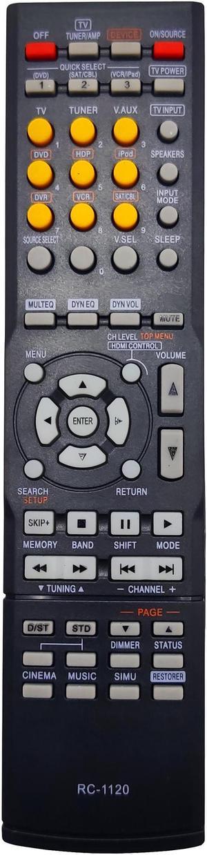 Leankle Remote Controller RC-1120 for Denon AV Receivers AVR-590, AVR-1610, DHT-590BA